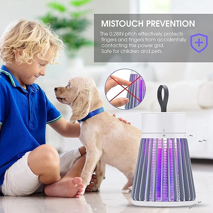 Eco-Friendly LED Mosquito Killer Lamp – USB Bug Zapper Trap
