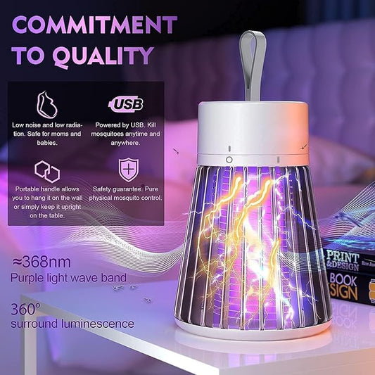Eco-Friendly LED Mosquito Killer Lamp – USB Bug Zapper Trap