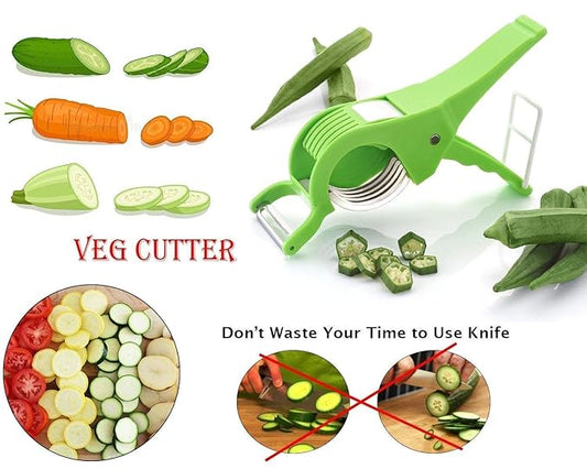 2 in 1 Multifunctional Vegetable Fruit Cutter Peeler Slicer Tool