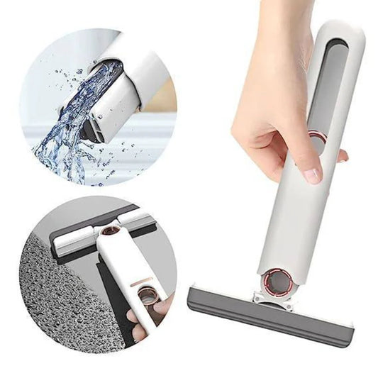Multi-Surface Mini Mop – Strong Absorbent, Self-Squeeze, Wet/Dry