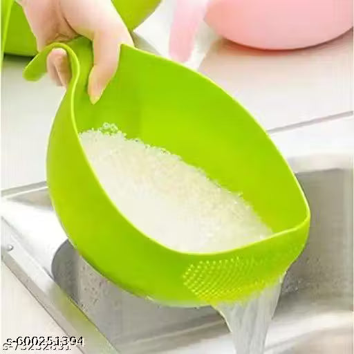 Rice & Fruits Washing Bowl with Handle