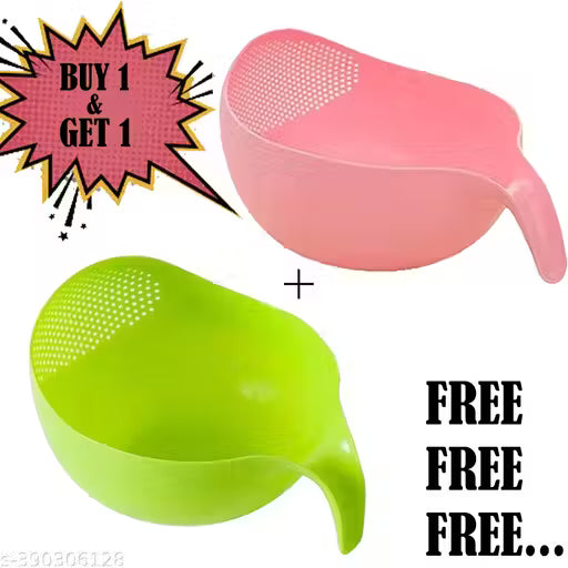 Rice & Fruits Washing Bowl with Handle