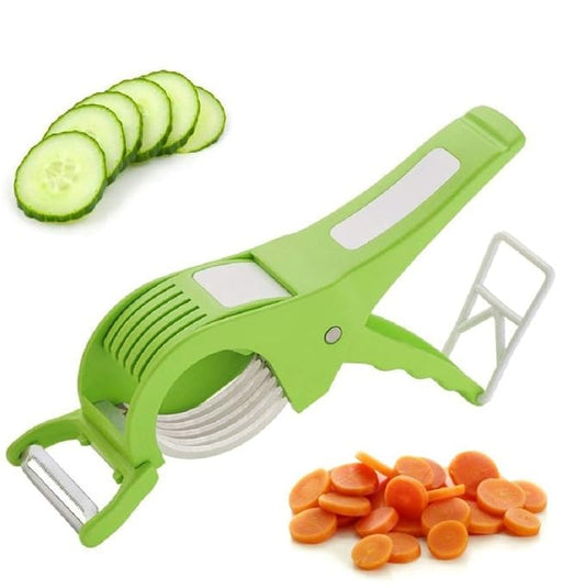 2 in 1 Multifunctional Vegetable Fruit Cutter Peeler Slicer Tool
