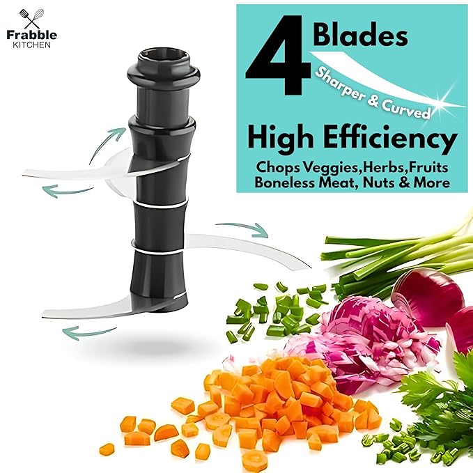 900ml Easy Manual Hand Push Vegetable Chopper , Chopper, Slicer & Dicer 