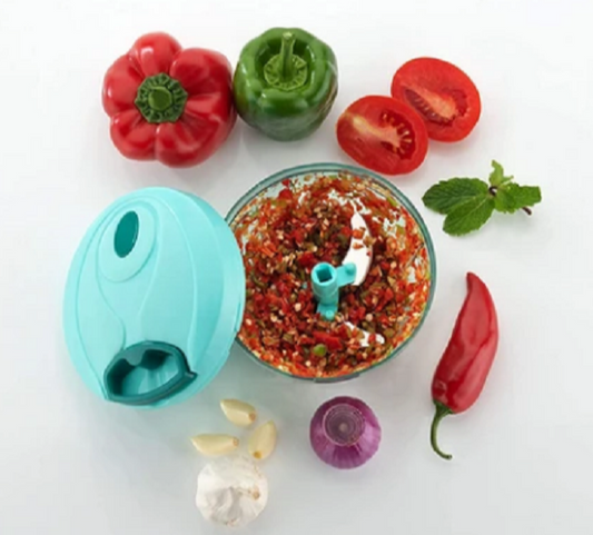 Buy 1 Get 1 Mini Vegetable Chopper Cutter with 3 Sharp Blades Kitchen Tool